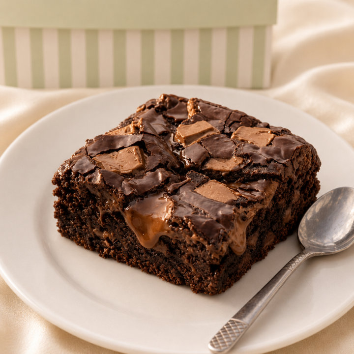 Triple Chocolate Fudge Brownie