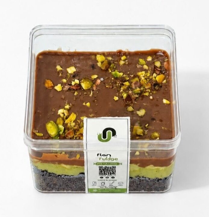 Pistachio Kunafa Cake Dessert